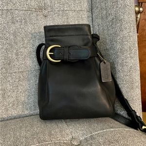 Vintage Coach Belted Pouch Bag
